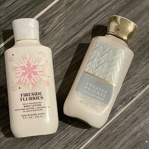 Bath & Body Works Fireside Flurries Body Lotion - White